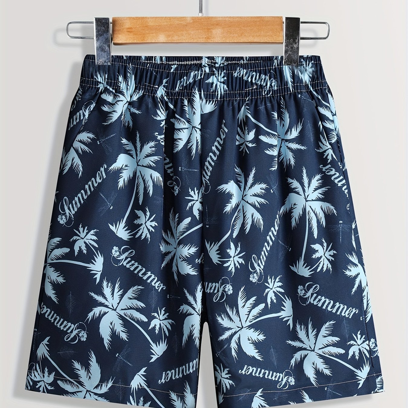 Boys Coconut Trees Casual Shorts for Vacation Beach