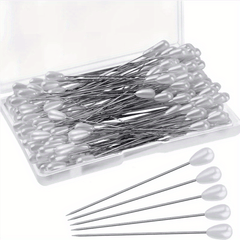 100pcs Pearl Head Pins for DIY Crafts Jewelry Making Sewing