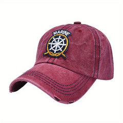 Sturdy Washed Baseball Cap Dad Hat Adjustable Retro Cap