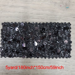 Sequin Lace Fabric Tulle Mesh for Girl Dress Party Gown Princess Bridal Costume