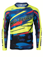 Men's Cycling Jersey Quick Dry Long Sleeve Shirt