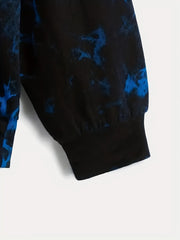 Grimace Print Boys Casual Pullover Hoodie for Spring Fall
