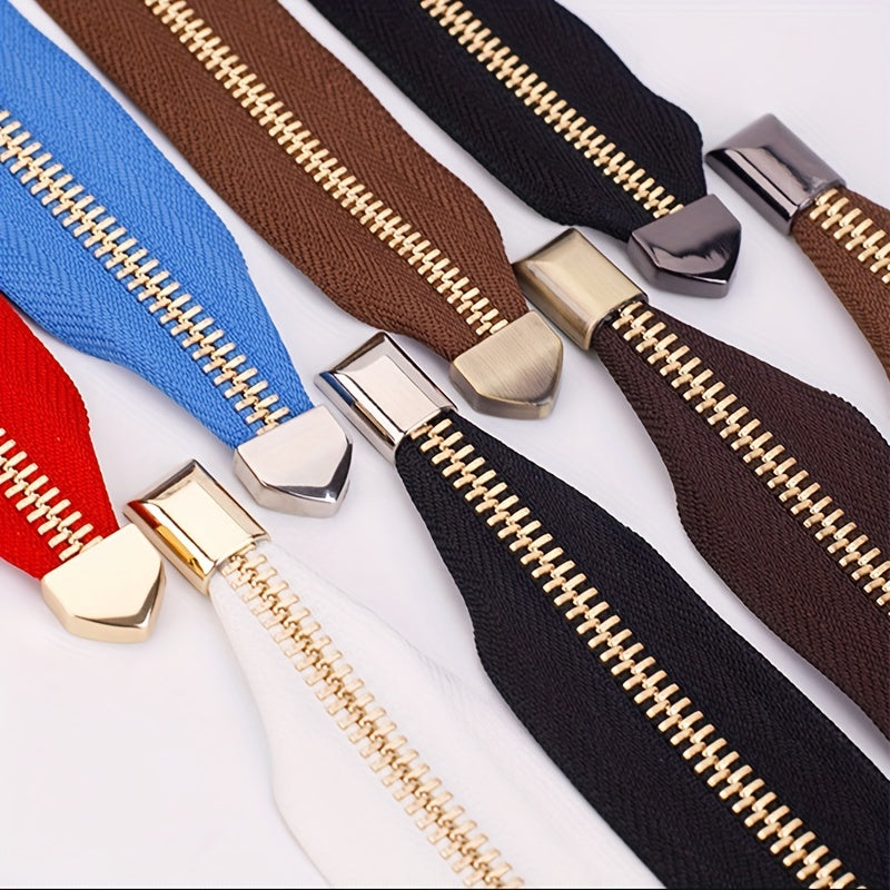 10pcs Leather Gear Hardware Metal Zipper Pull Bag Accessories