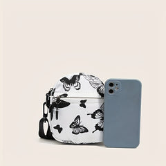Casual Butterfly Small Crossbody Bag for Girls