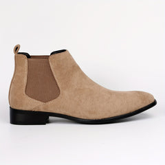 Men's Chelsea Boots Dress Casual Ankle Boots Slip On Shoes For Camping