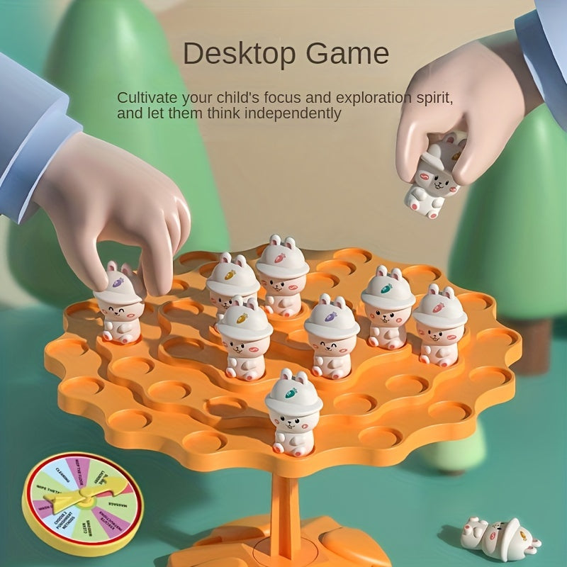 Rabbit Balance Tree Jenga Toys for Parent Child Education