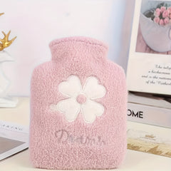 500ml Hot Water Bag Hand Warmer with Plush Cover