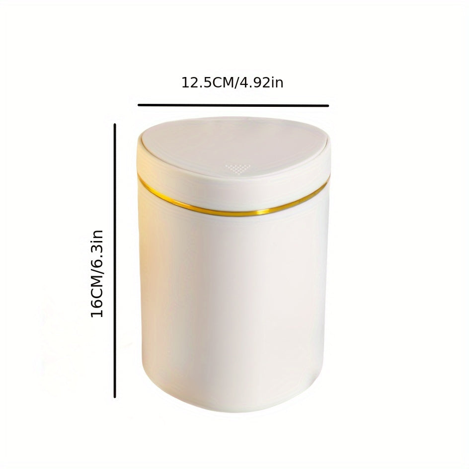 Desktop Flip Trash Can Office Home Living Room Student Dormitory Dustpro
