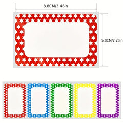 150 Blank Border Stickers for Refrigerator and Flavor Pot