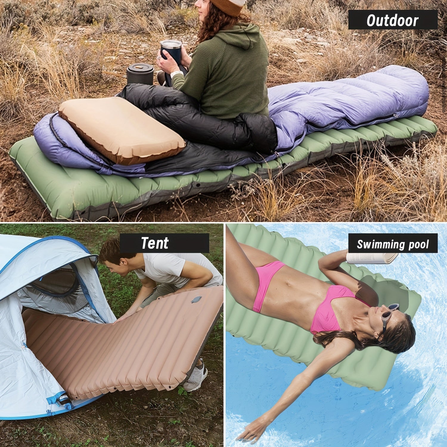 Ultralight Self Inflating Camping Sleeping Pad