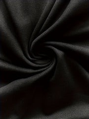 Solid Grommet Detail High Rise Mermaid Skirt