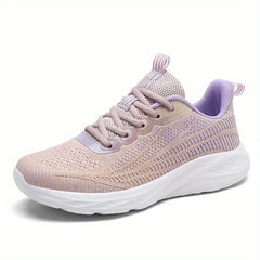 Breathable Lightweight Running Shoes for Women with Ombre Design