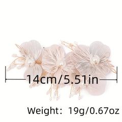 Floral Crystal Headband Girls Hair Accessories Birthday Wedding Headpiece