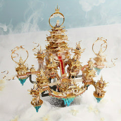 Metal Puzzle Model Kits Palace Building Kits For Adults DIY Handcraft Gift