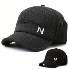 Winter Cap With Earflap Outdoor Snapback Warm Flat Top Military Hats Sun Protect
