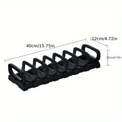 Adjustable Pot Lid Rack Drainer Kitchen Organizer Household
