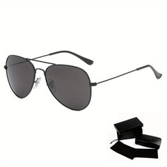 Metal Frame Polarized Sunglasses For Men And Women