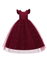 Ruffled Sleeves Princess Dress for Girls