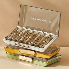 1PC Transparent Divided Jewelry Storage Box Portable Earrings Necklace Organizer