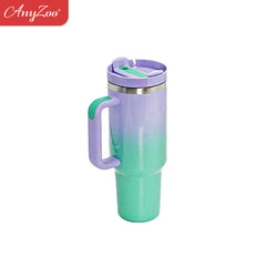 Anyzoo 40oz Gradient Contrast Water Bottle BPA Stainless Steel 100 Leak Proof