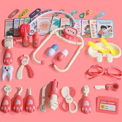 Kids Doctor Kit Role Playing Toys Ideal Gift Boys Girls Dental Game Tool Set