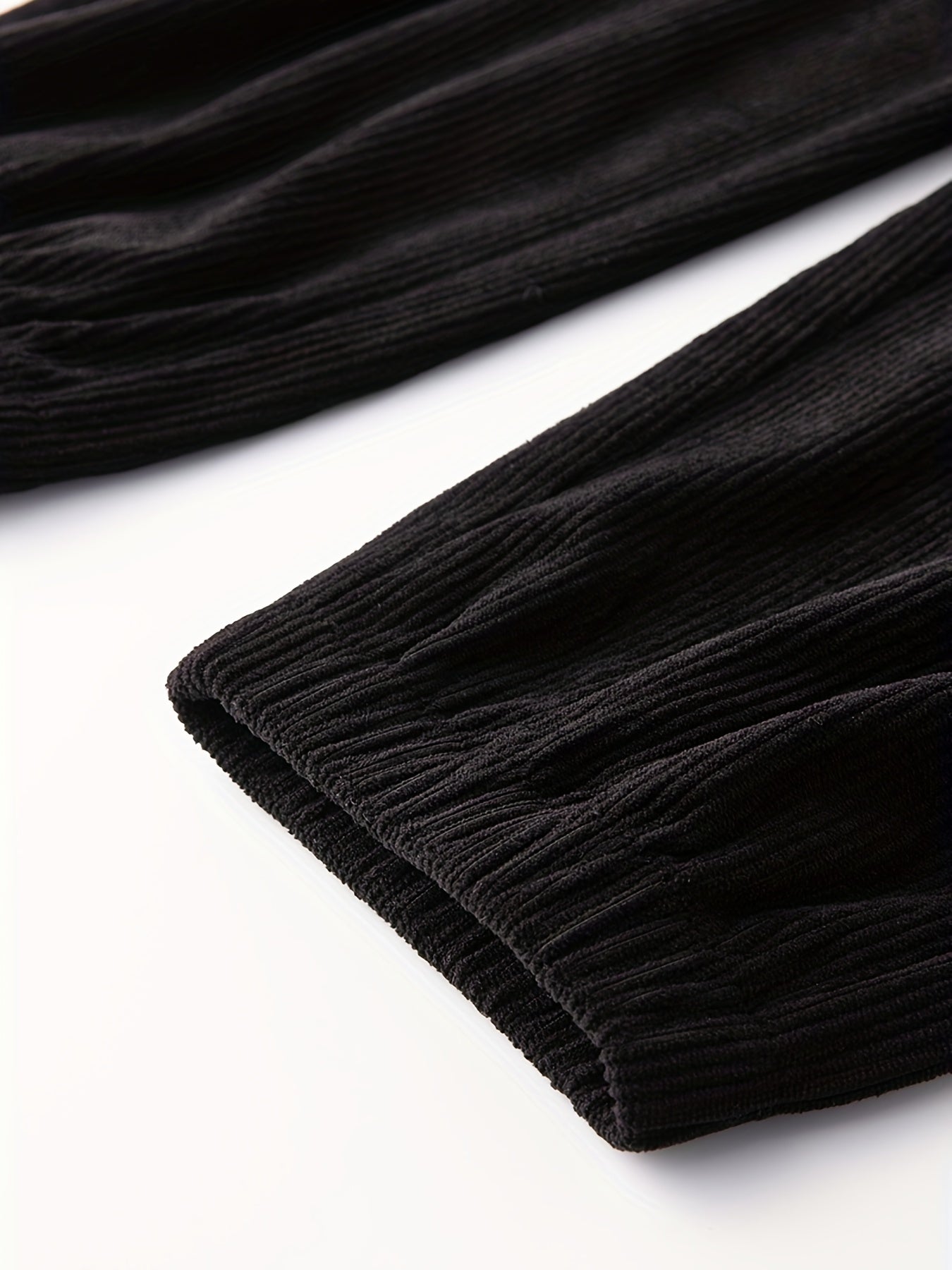 Men's Tapered Joggers Drawstring Corduroy Pants