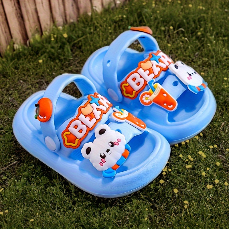 Girls Cartoon Sandals Lightweight Anti-slip for Beach