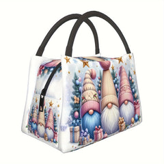 Winter Gnome Insulated Cooler Bag - Portable Thermal Lunch Tote