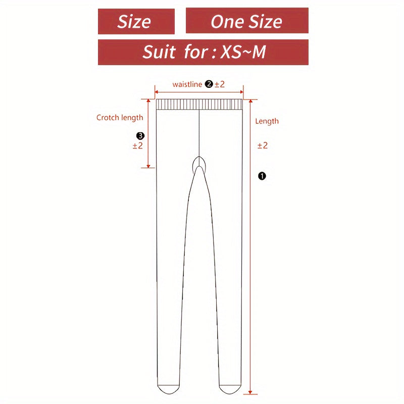 Plush Lined Opaque Tights High Waist Leggings Women's Stockings