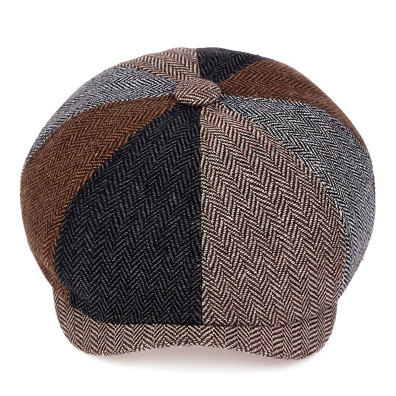 Men's Vintage Herringbone Beret