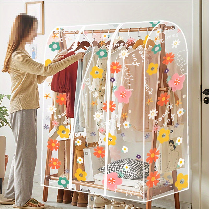 Dust Cover for Vertical Cloth Rack - Keep Your Clothes Clean & Fresh