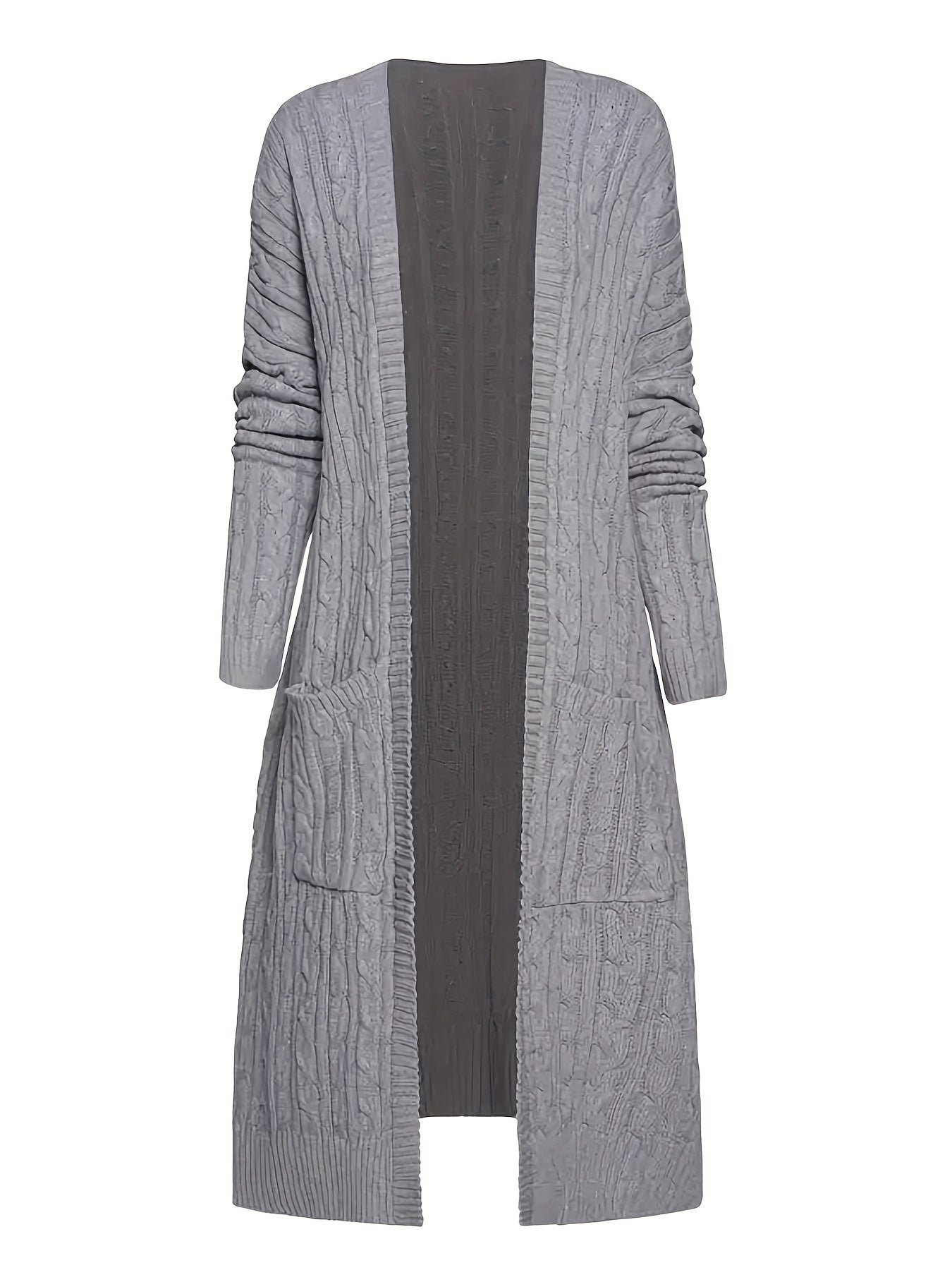 Cozy Long Sleeve Lounge Robe with Pockets Women's Loungewear