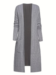 Cozy Long Sleeve Lounge Robe with Pockets Women's Loungewear