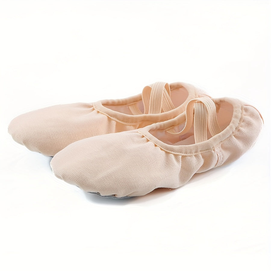 Women's Ballet Dance Shoes Cross Strap Lightweight Ballet Practice Shoes
