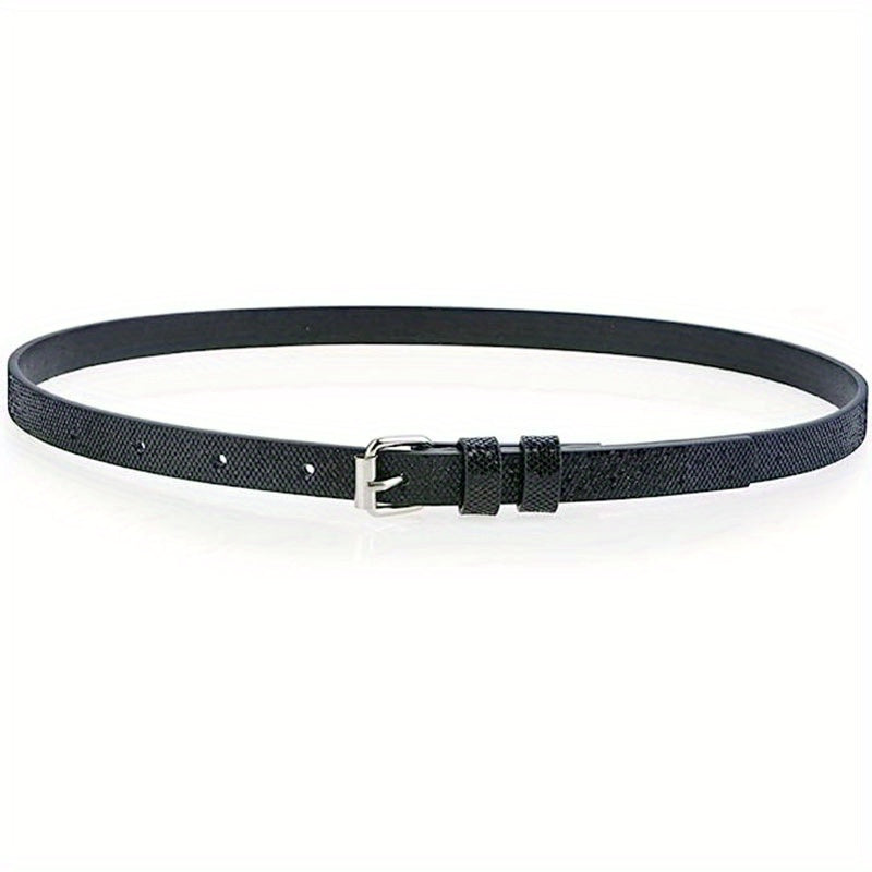 3pcs Girls Glitter Belt, Outdoor Decorative Accessories for Pants Jeans Dress