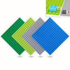 2pcs Large Particle Baseplate 16 x 16 Dot Building Blocks Baseplate