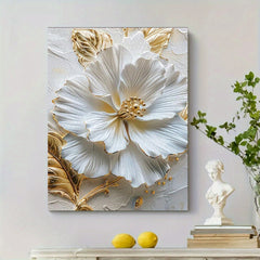1000pcs 3D Relief & Golden Floral Jigsaw Puzzle Home Decor