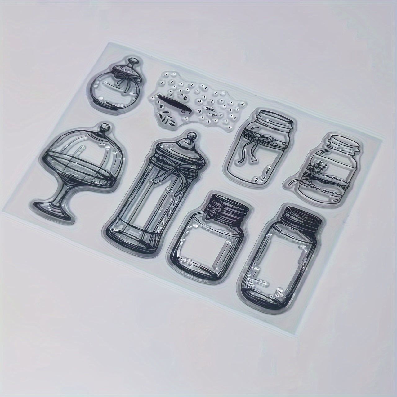 Bottle Pattern Transparent Stamp - Great Gift for Kids