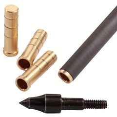 3pcs Brass Arrow Shaft Inserts Archery Accessories