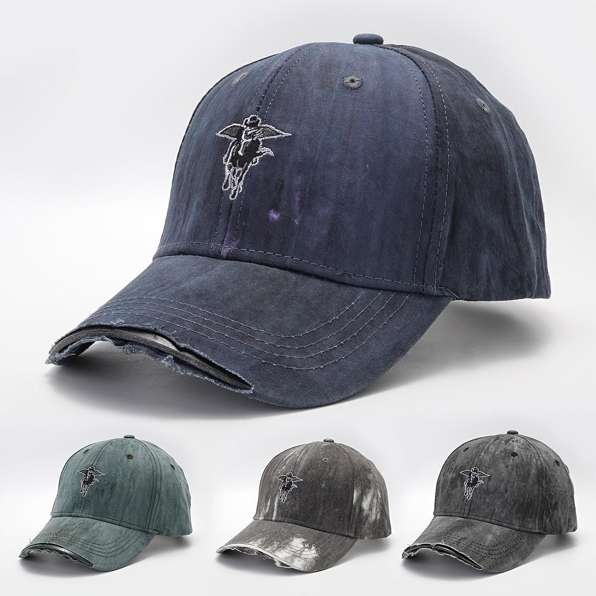 Summer Casual Embroidered Horse Baseball Cap