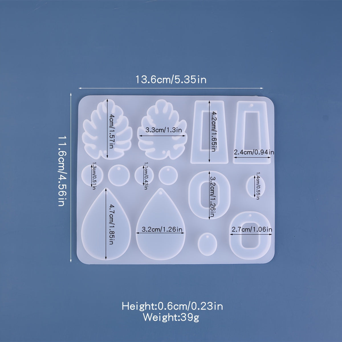 DIY Jewelry Drop Mold for Resin Casting