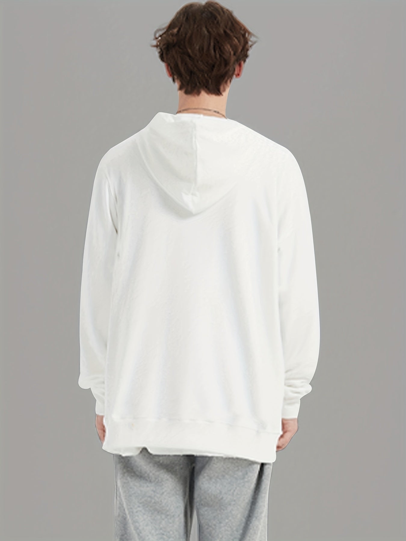 Letters And Abstract Print Hoodie Hoodies For Men Men s Casual Pullover