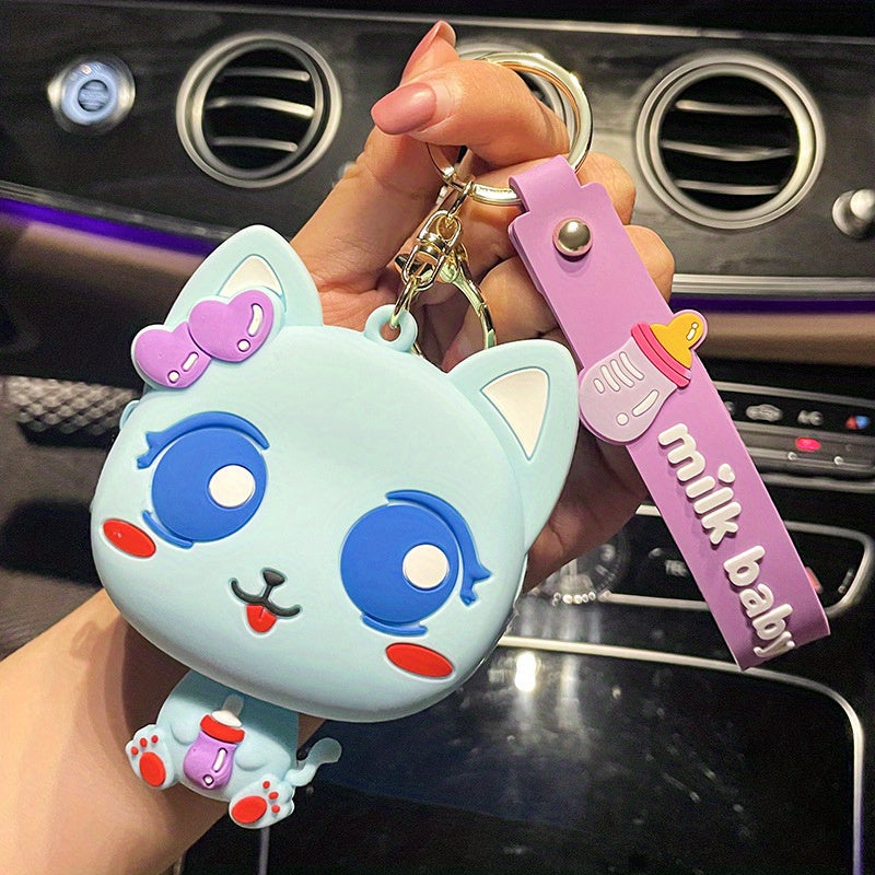 Mini Silicone Baby Zero Wallet Keychain Couple Bag Coin Earphone Storage Bag