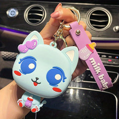Mini Silicone Baby Zero Wallet Keychain Couple Bag Coin Earphone Storage Bag