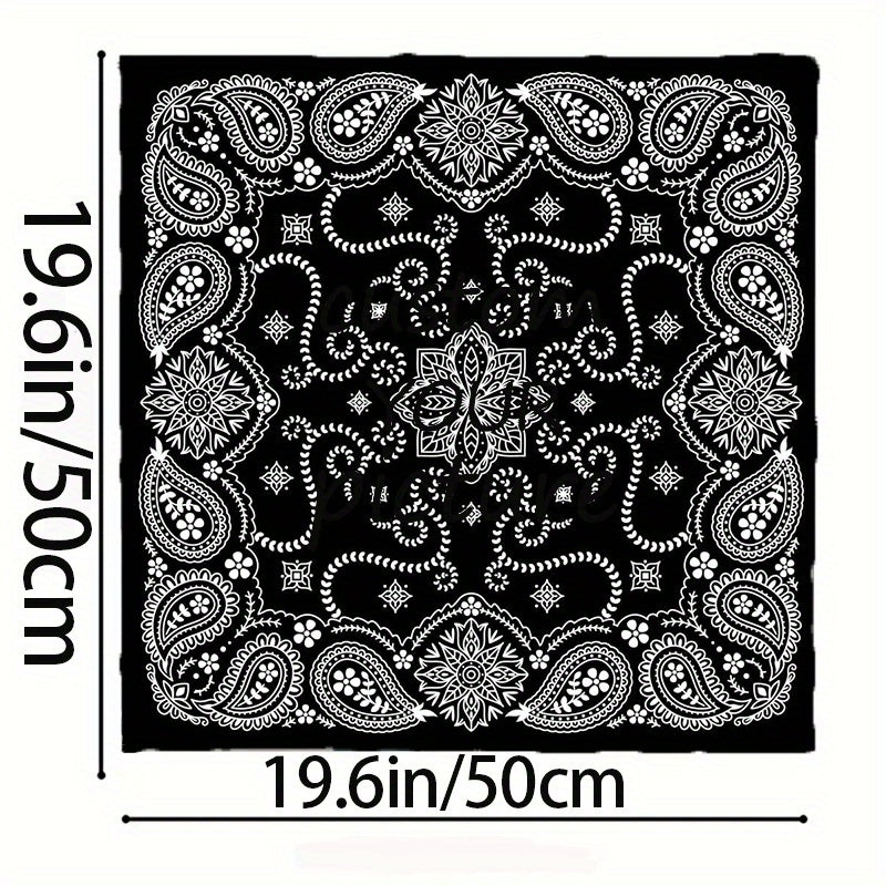 Personalized Square Scarf with Your Photo Logo Soft Polyester
