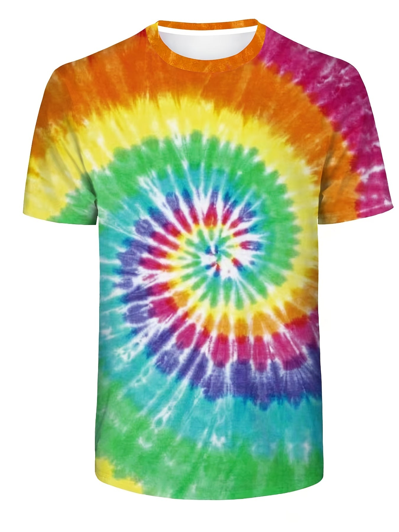 Men's Tie Dye T Shirt for Summer Activities