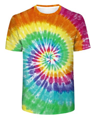 Men's Tie Dye T Shirt for Summer Activities