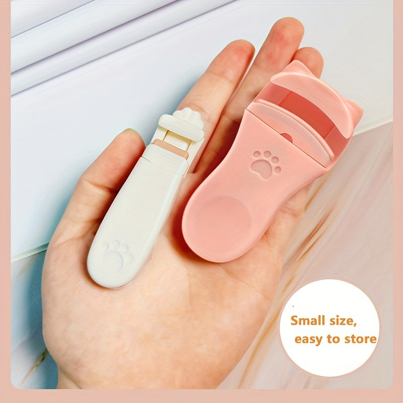 Mini Eyelash Curler Set - 4pcs Cat Claw Curler, Wide Angle Curler, Precision Cur