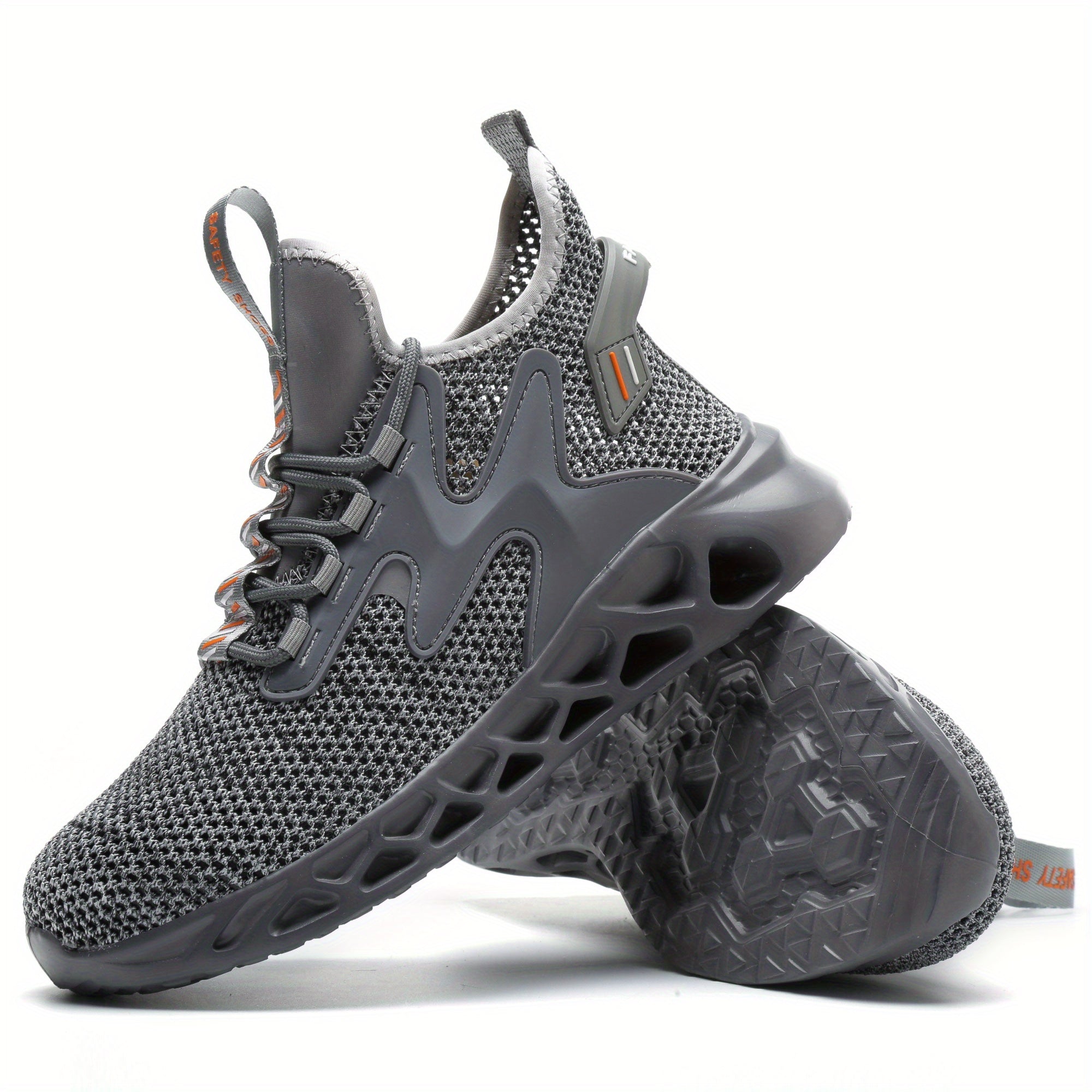 Men's Steel Toe Work Safety Shoes Puncture Proof Lightweight