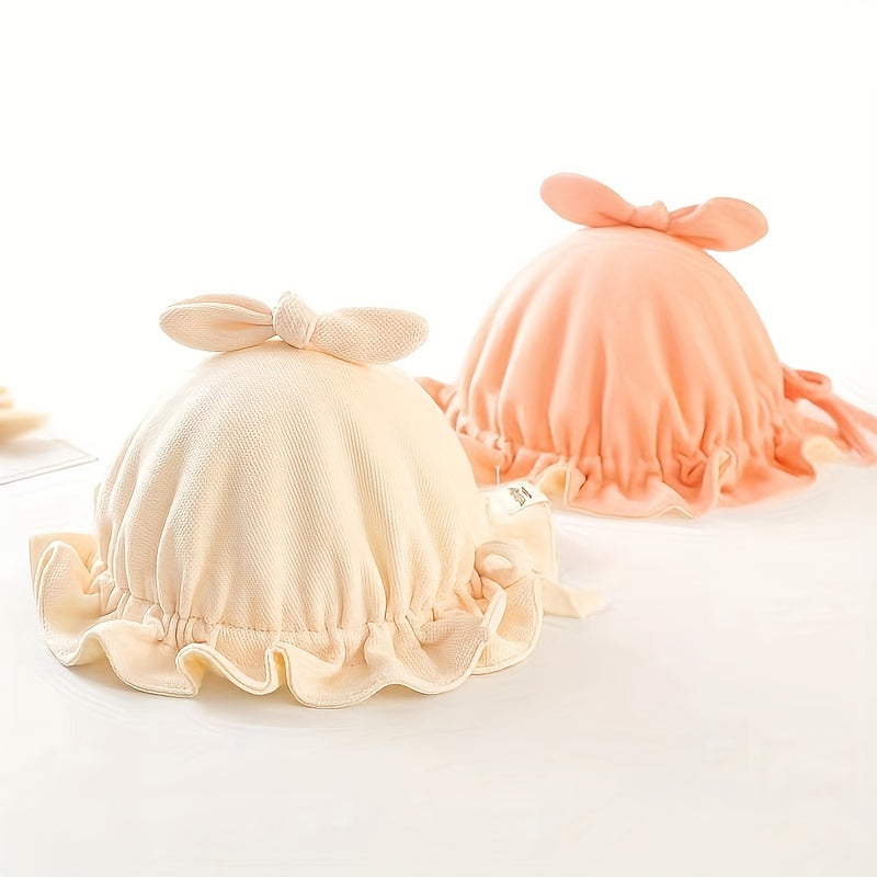 Baby Fisherman Cap Bowknot Small Basin Hat All match In Spring And Summer